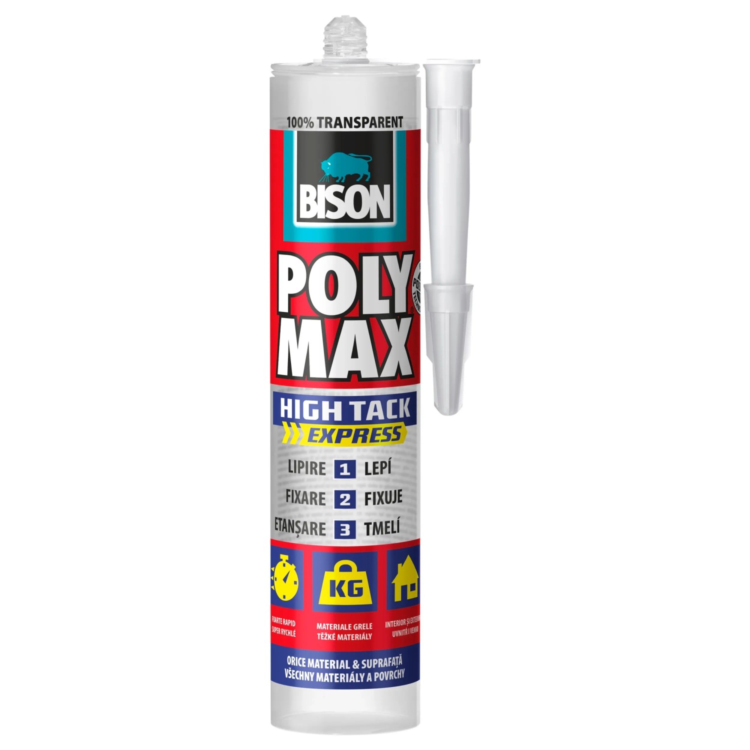 E-shop BISON Univerzálne montážne lepidlo a tmel POLY MAX Hhigh tack express 300 g
