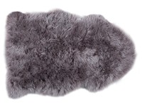 Pravá ovčia koža, bahenná hnedá, 60 x 85 cm