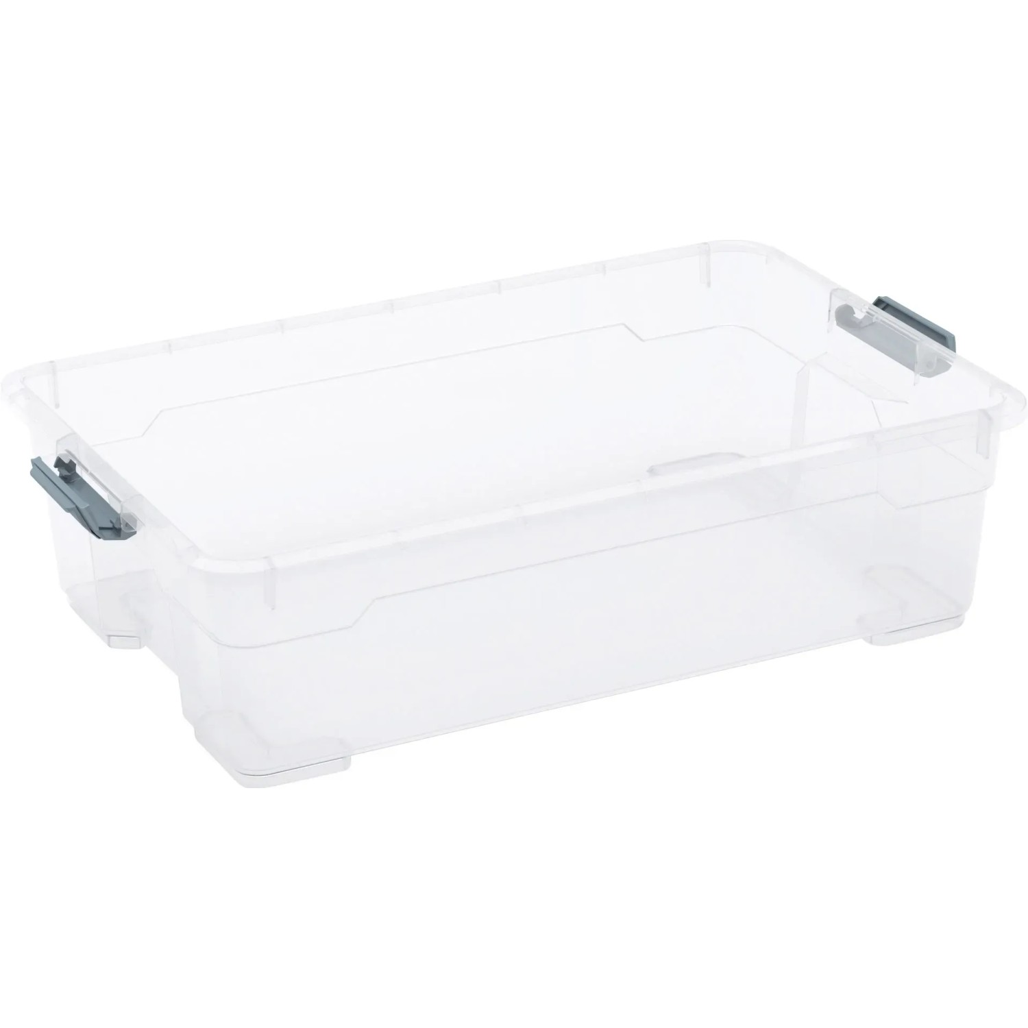E-shop OBI Univerzálny úložný box Cadiz M transparentný, 17,5 x 58 x 38 cm