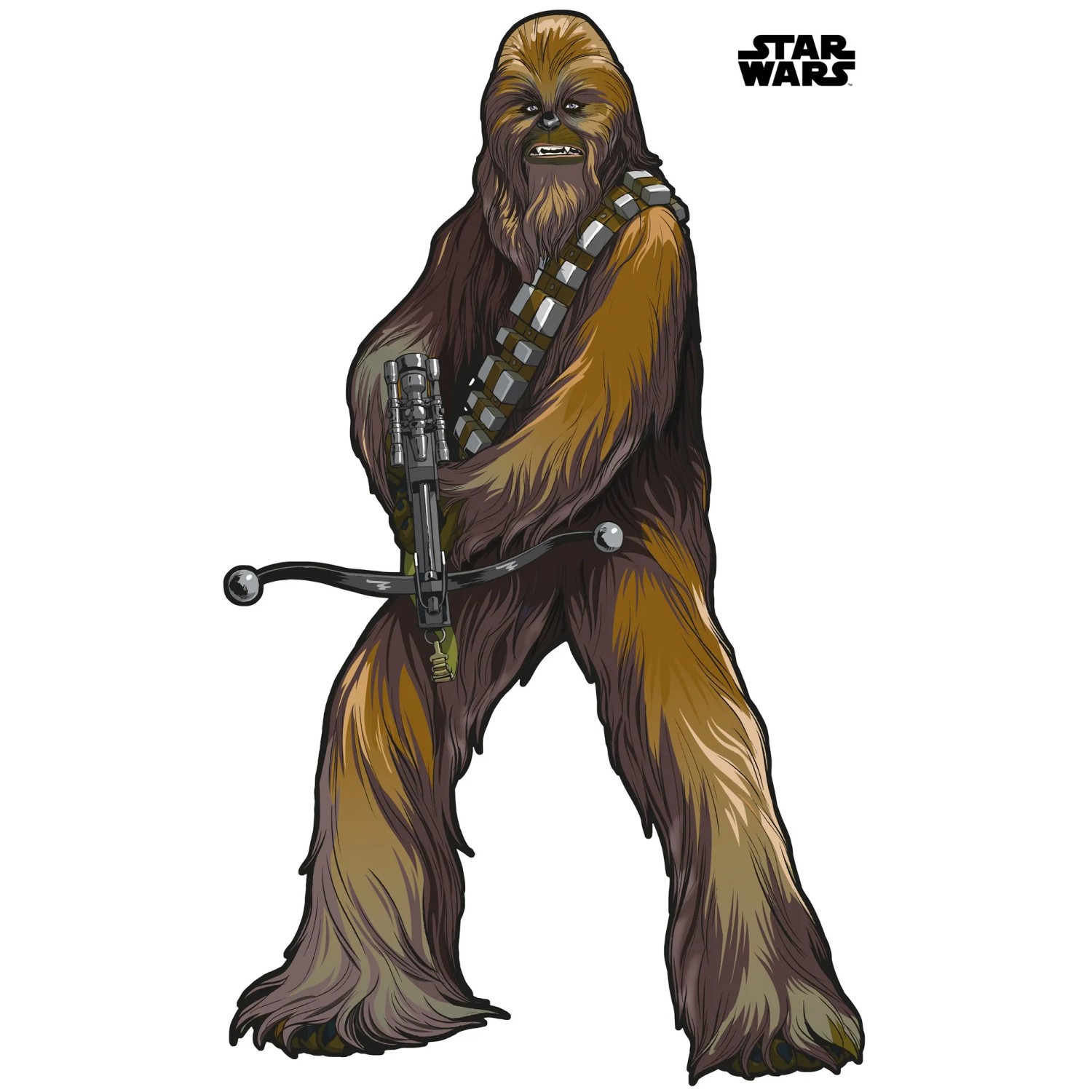 E-shop Komar Samolepiaca vliesová fototapeta Star Wars XXL Chewbacca 127 x 200 cm