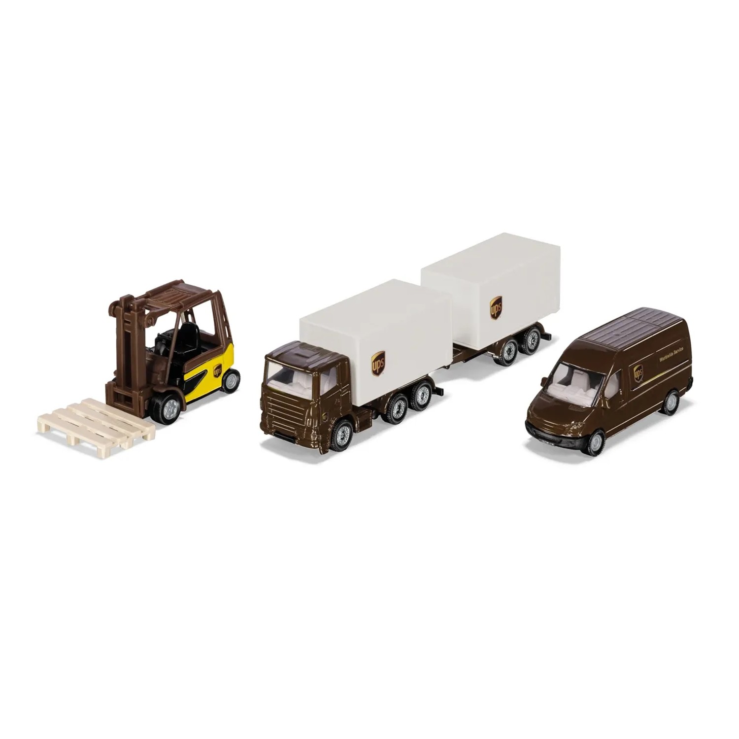 E-shop SIKU Set doručovacích vozidiel UPS, 3 ks
