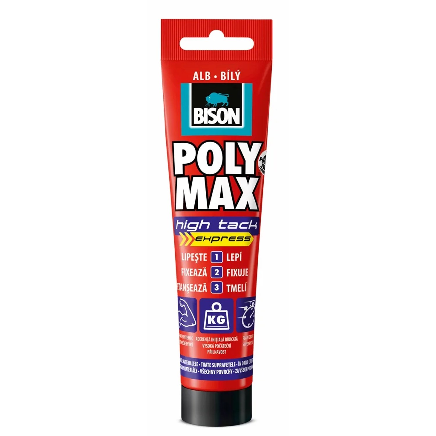 E-shop BISON Lepidlo POLY MAX high tack express v krabičke, 165 g