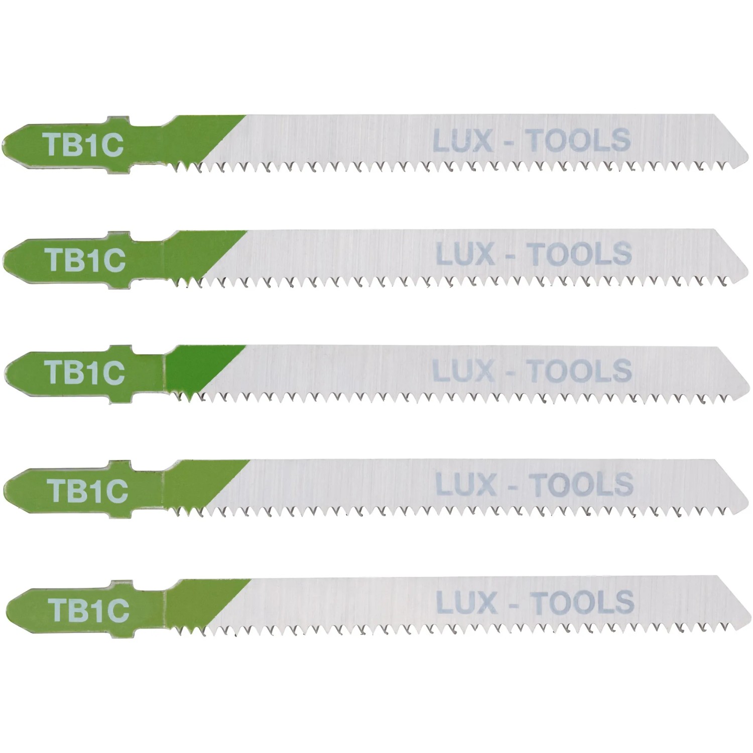 E-shop LUX-TOOLS Listy priamočiarej píly na drevo bimetal upínanie T, 5 ks