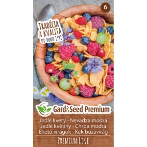 GardenSeed Premium Semienka Jedlé kvety - Nevädza modrá
