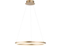 Paul Neuhaus Závesné LED svietidlo Titus, 38W, 5250lm, mat.mosadz, pr. 60x120 cm