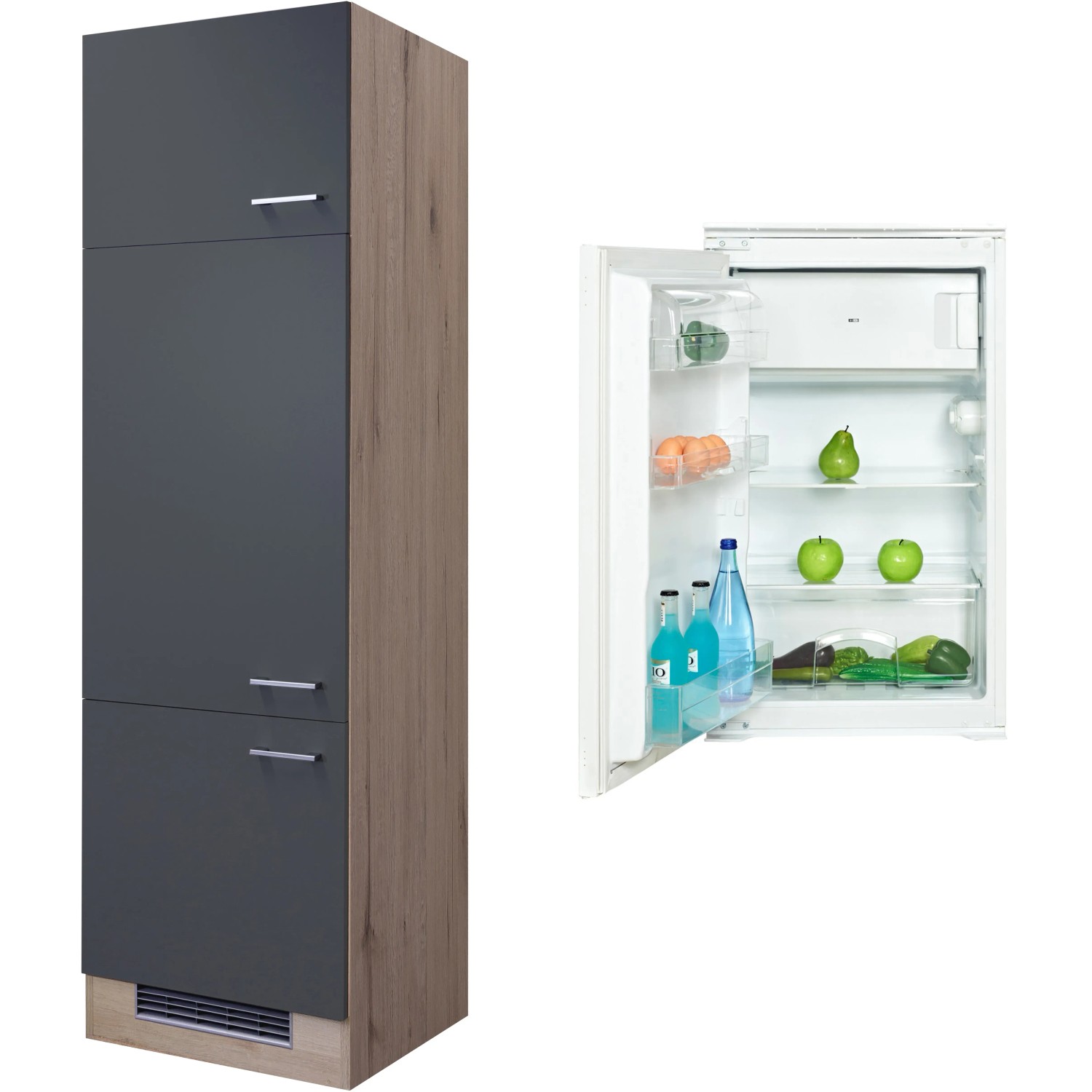 E-shop Flex-Well Kuchynská skrinka Morena vr.chlad. H-Tech WR2200 60 x 200 x 57,1 cm