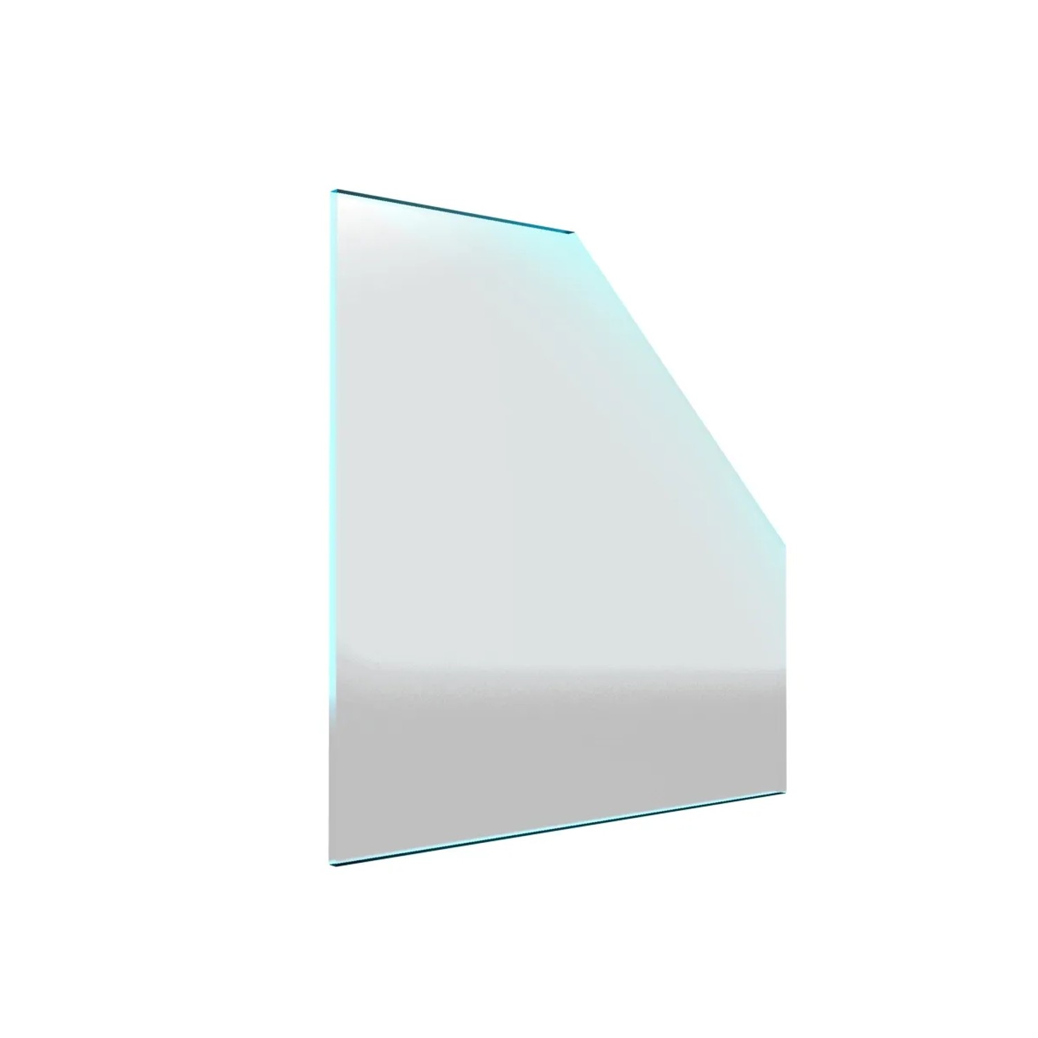 E-shop HS Flamingo Sklo pod kachle päťhran, 1000 x 1000 x 8 mm