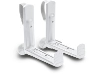 Lechuza Háky na hrantíky Balconera 50/80 biele, 2 ks