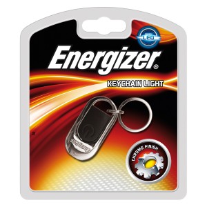 Energizer Keychain Light: LED kľúčenka s chrómovou úpravou.