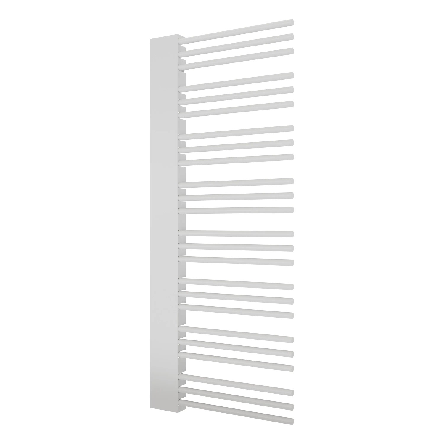E-shop Azur Dizajnový kúpeľňový radiátor Rosi, 612 W, biela, 146 x 60 cm