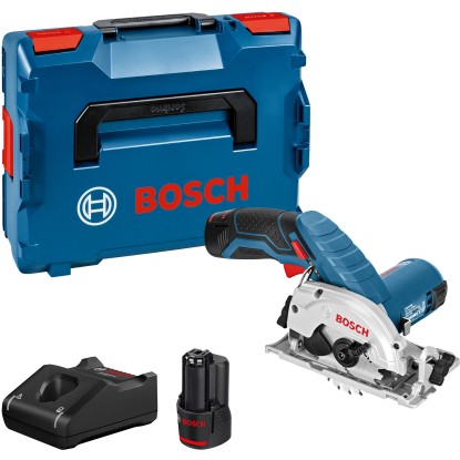 Bosch Professional Akumulátorová okružná píla GKS 12 V-26, L-Boxx, vr. 2 aku