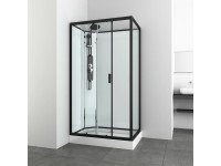 Sanotechnik Kompletný sprchovací kút Epic 3, čierna, 120 x 80 x 235 cm Sanotechnik Kompletný sprchovací kút Epic 3, čierna, 120 x 80 x 235 cm