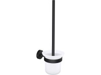 tesa Súprava WC štetky s nástenným držiakom Moon, matná čierna, pr. 11 x 38 cm tesa Súprava WC štetky s nástenným držiakom Moon, matná čierna, pr. 11 x 38 cm