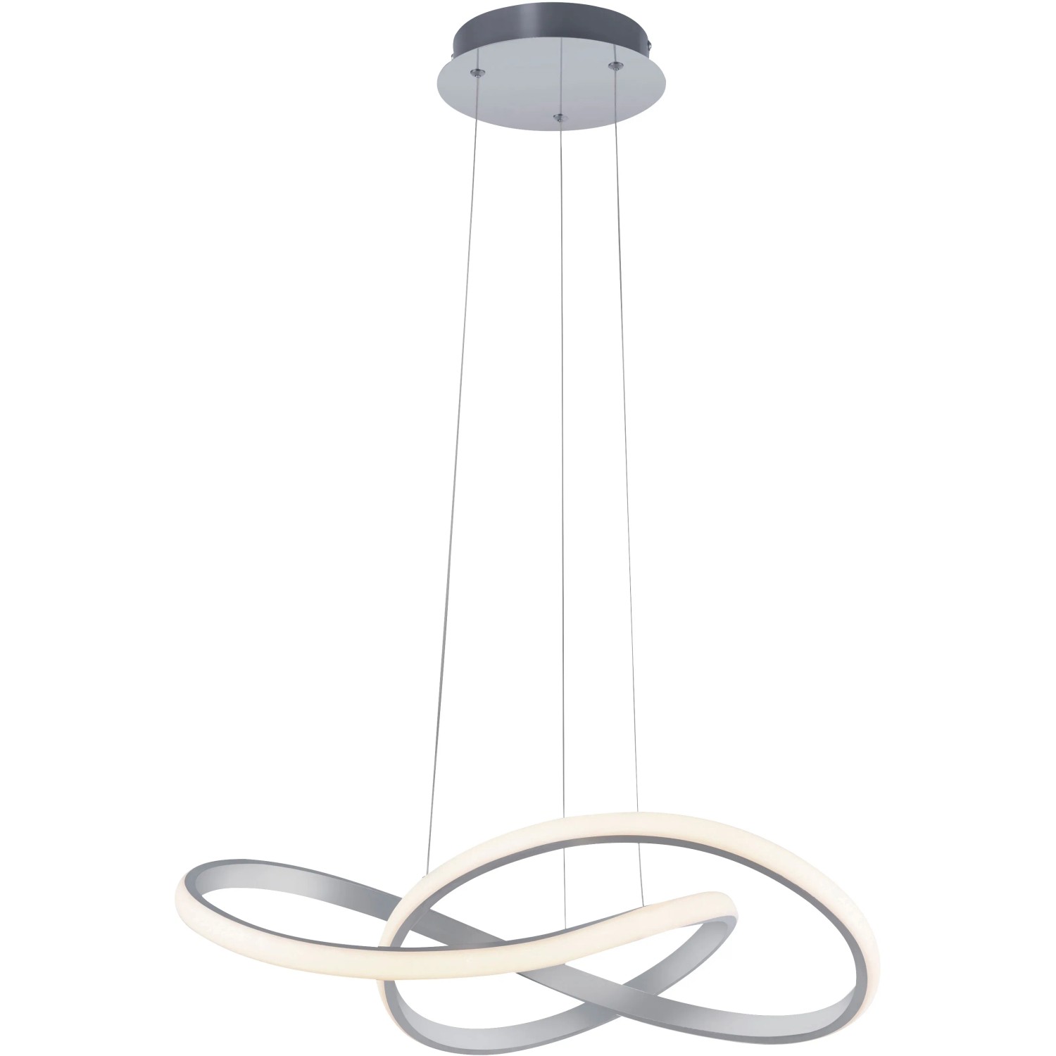 E-shop Just Light. Závesné LED svietidlo Maria, 25W, 3250lm, hliník, pr. 57 x 120 cm