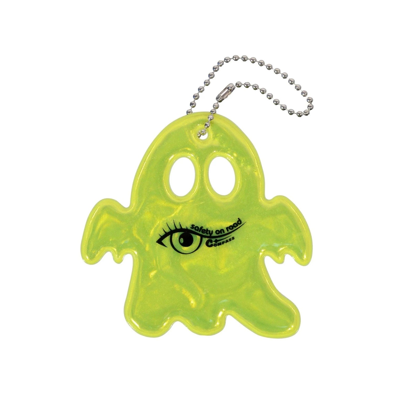 E-shop COMPASS Prívesok reflexný GHOST - žltý