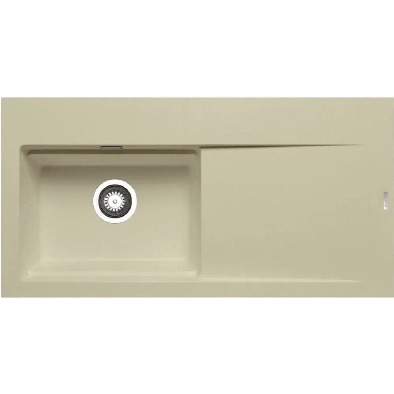 E-shop Pyramis Granitový drez s odkvapkávačom Tekton 1B 1D LH, beige, 100 x 51 cm