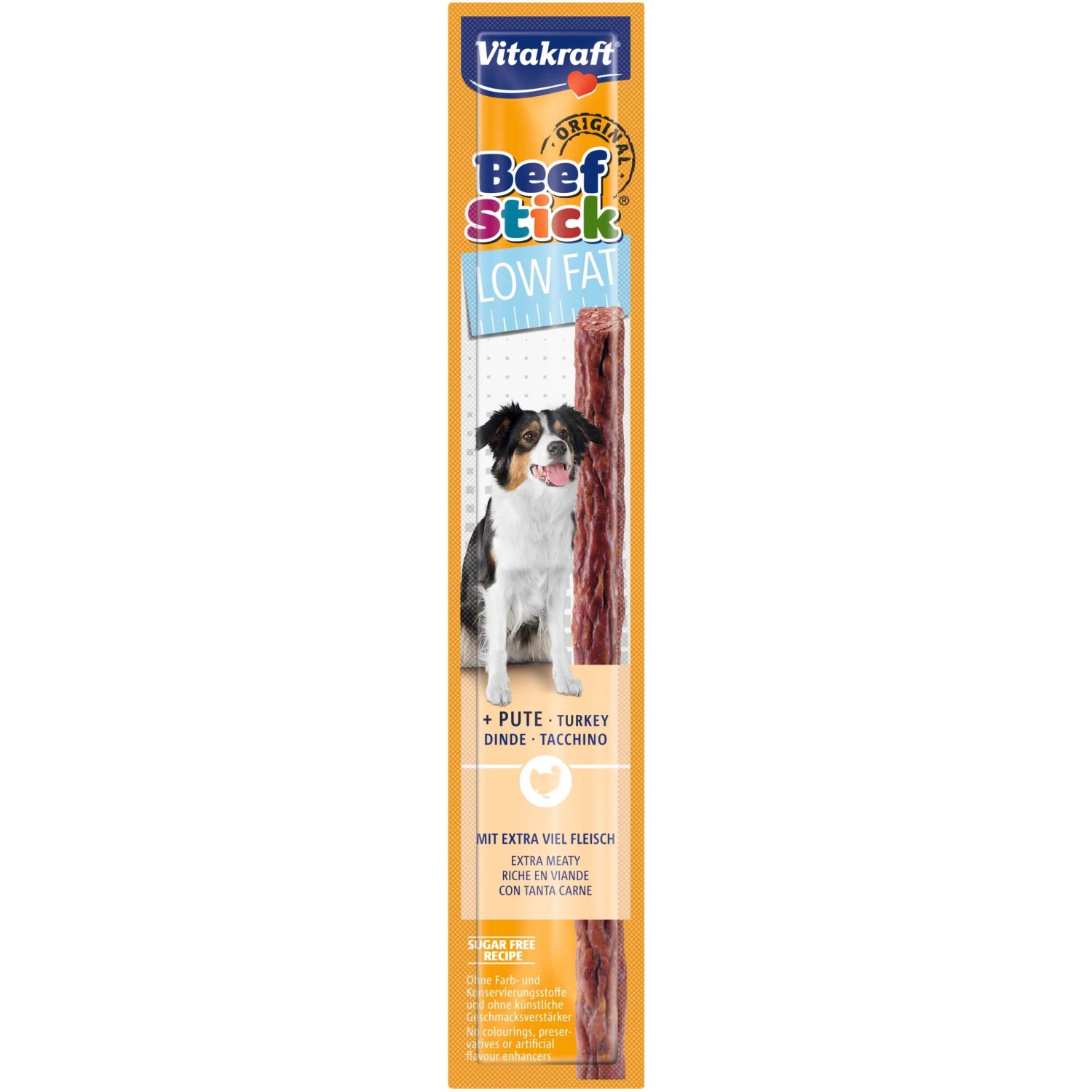 E-shop Vitakraft Pochúťka pre psov Beef Stick Low Fat morčacie 1 ks