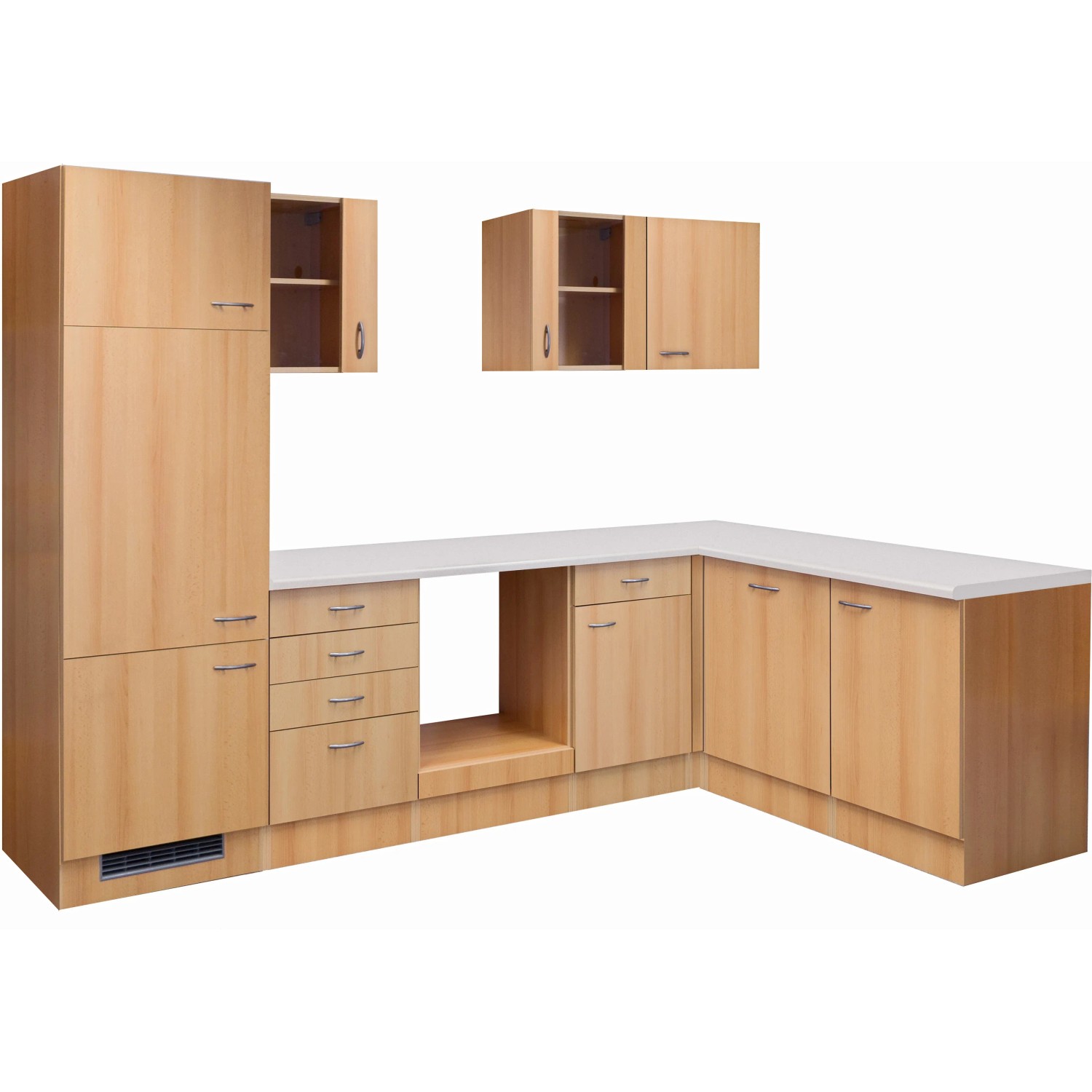 E-shop Flex-Well Kuchyňa Nano 280x170 cm/typ2 - bez el.spotrebičov a drezu