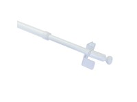 Gardinia Rozperná tyč Press&Go guľa, biela 50-80 cm