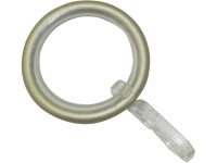 Gardinia Záclonové krúžky Elba s klznou vložkou odtieň šampanského 12 x 3 cm