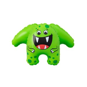 Bestway Puffy Pals hračka do kúpeľa, zelená príšerka s veľkými zubami, od 4 mesiacov.