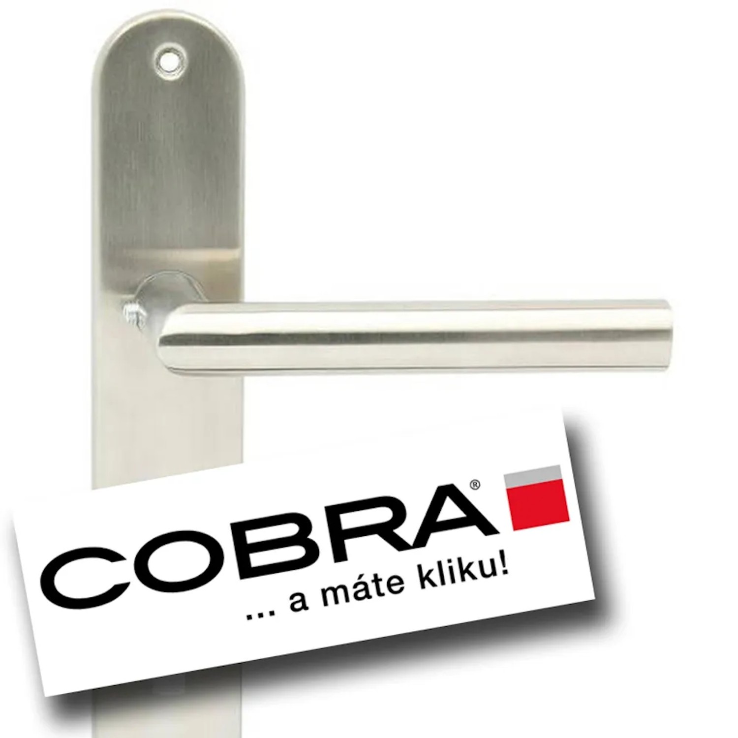 E-shop COBRA Štítové dverové kovanie Vision WC 72, nerez