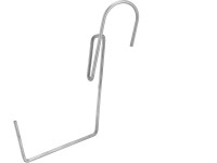 Balkónový držiak na kvetináče, oceľový drôt, 160 mm