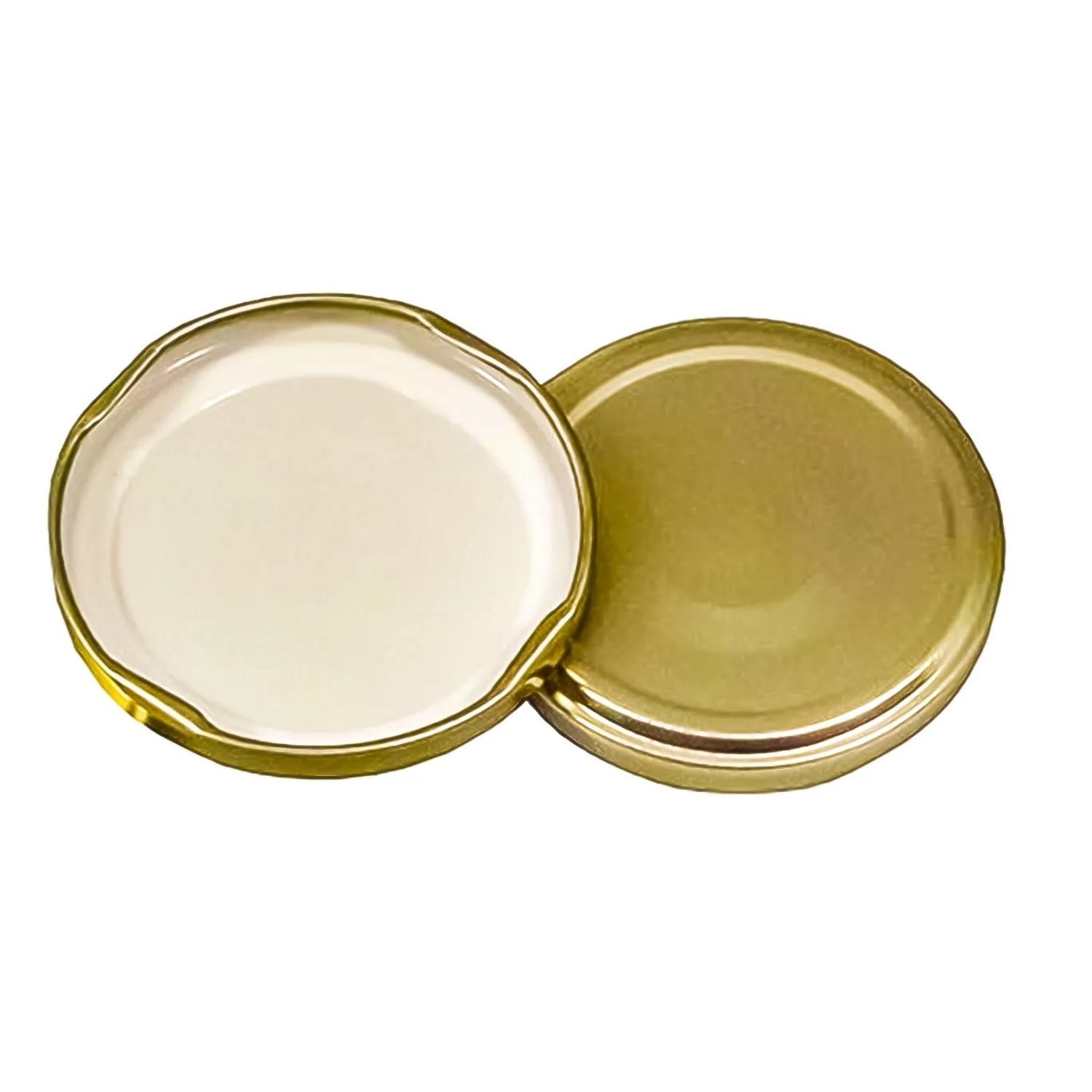 E-shop Toro Viečko pre zaváracie poháre zlaté pr. 6,6 cm, 10 ks