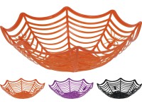 Koopman Plastový košík v podobe pavučiny s pavúkmi, rôzne druhy, pr. 27,5 x 8 cm Koopman Plastový košík v podobe pavučiny s pavúkmi, rôzne druhy, pr. 27,5 x 8 cm