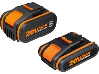 Worx Súprava akumulátorov 20 V 2 Ah/4 Ah WA3605 Worx Súprava akumulátorov 20 V 2 Ah/4 Ah WA3605