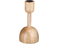 Mica Decorations Svietnik Tartan, hnedý, 17 x 8,5 cm