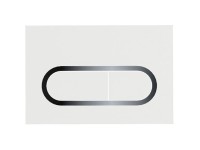 RAVAK WC ovládacie tlačidlo Chrome biele