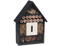 Hmyzí domček drevený čierny 30 x 22 x 9 cm