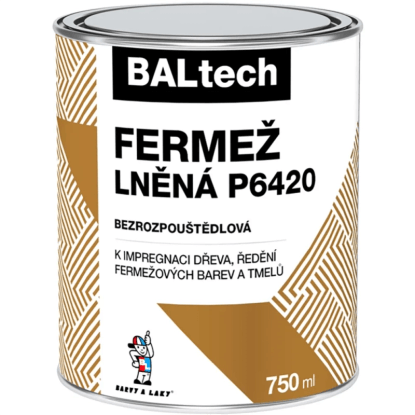 Fermež ľanová P6420, 750 ml bezfarebná