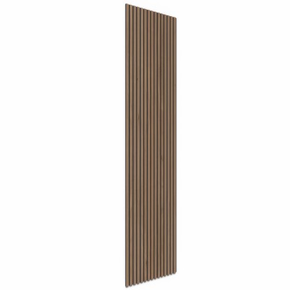 Denpanels Akustický panel WOOD Orech čierna MDF čierna plsť 240 x 60 x 2 cm