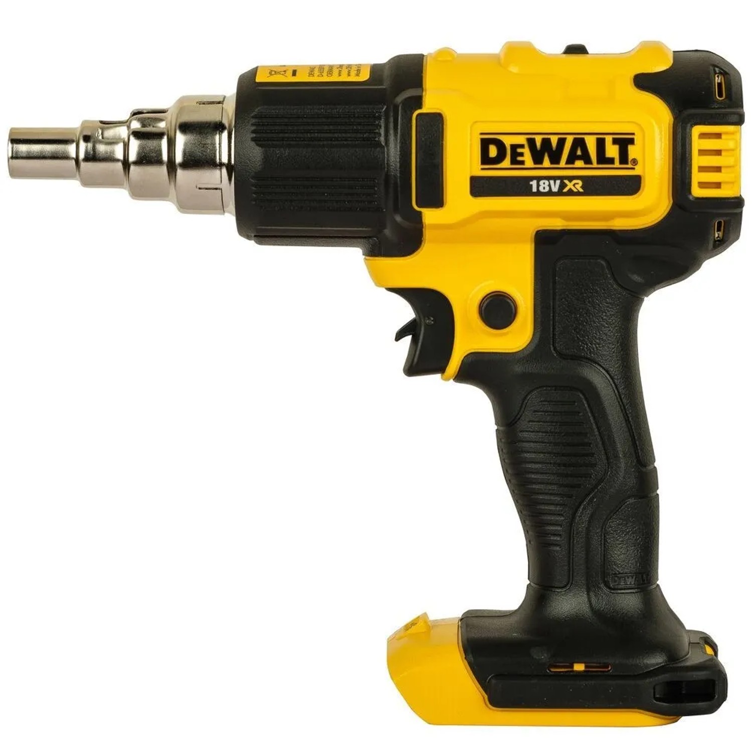 E-shop DeWALT 18V XR Aku teplovzdušná pištoľ DCE530N-XJ Solo