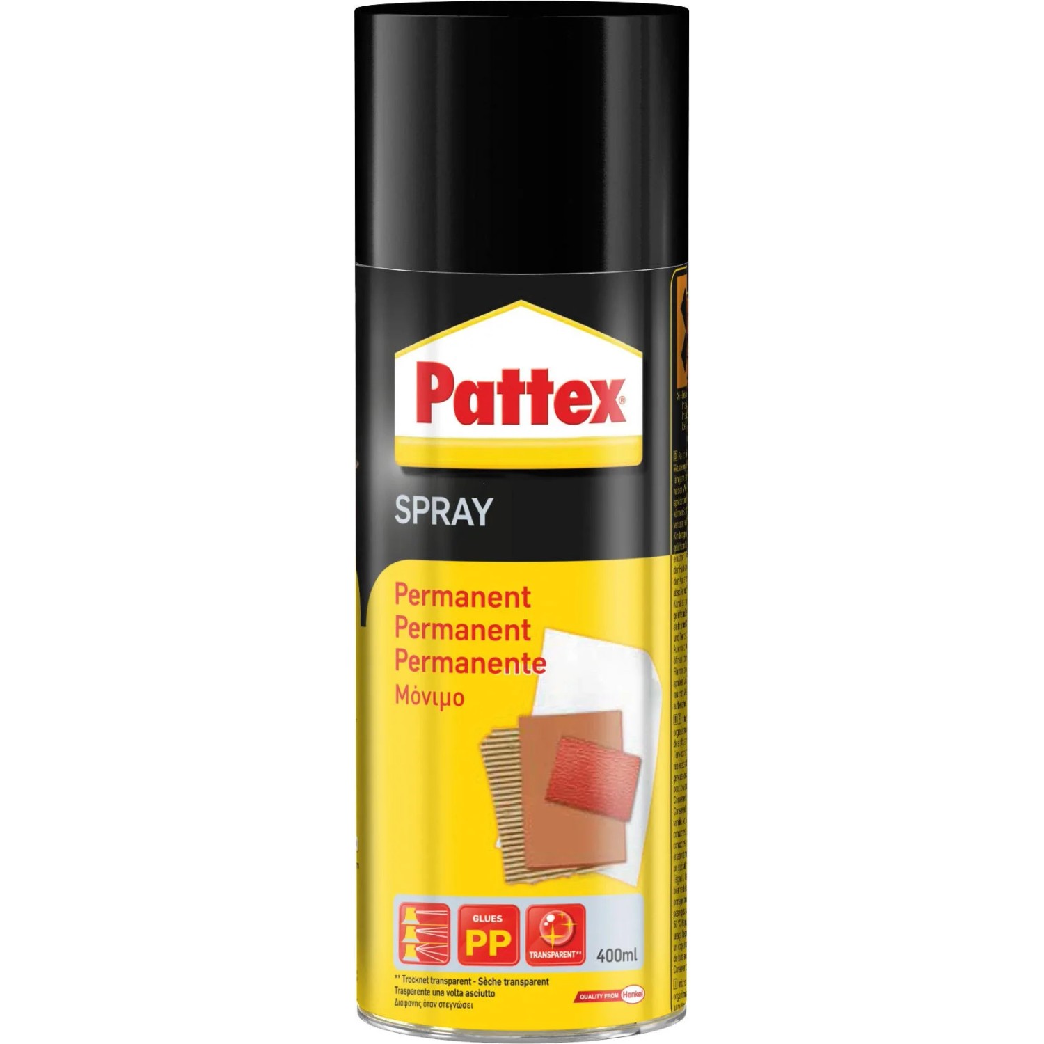 E-shop Pattex Permanentné lepidlo v spreji transparent 400 ml