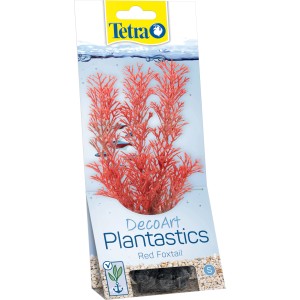Tetra DecoArt Plant S Foxtail Red umelá rastlina v blistri, červená akváriová rastlina.