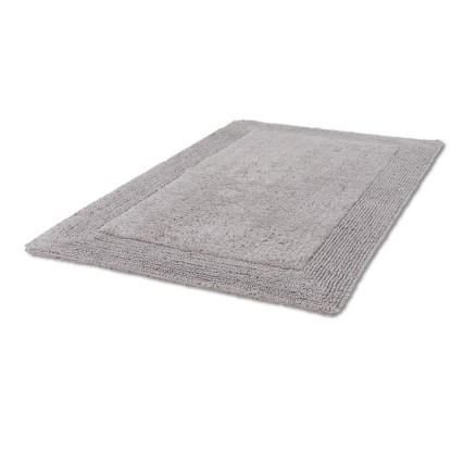 Schöner Wohnen Kúpeľňová predložka Bahamas, bordúra svetlo sivá, 67 x 110 cm