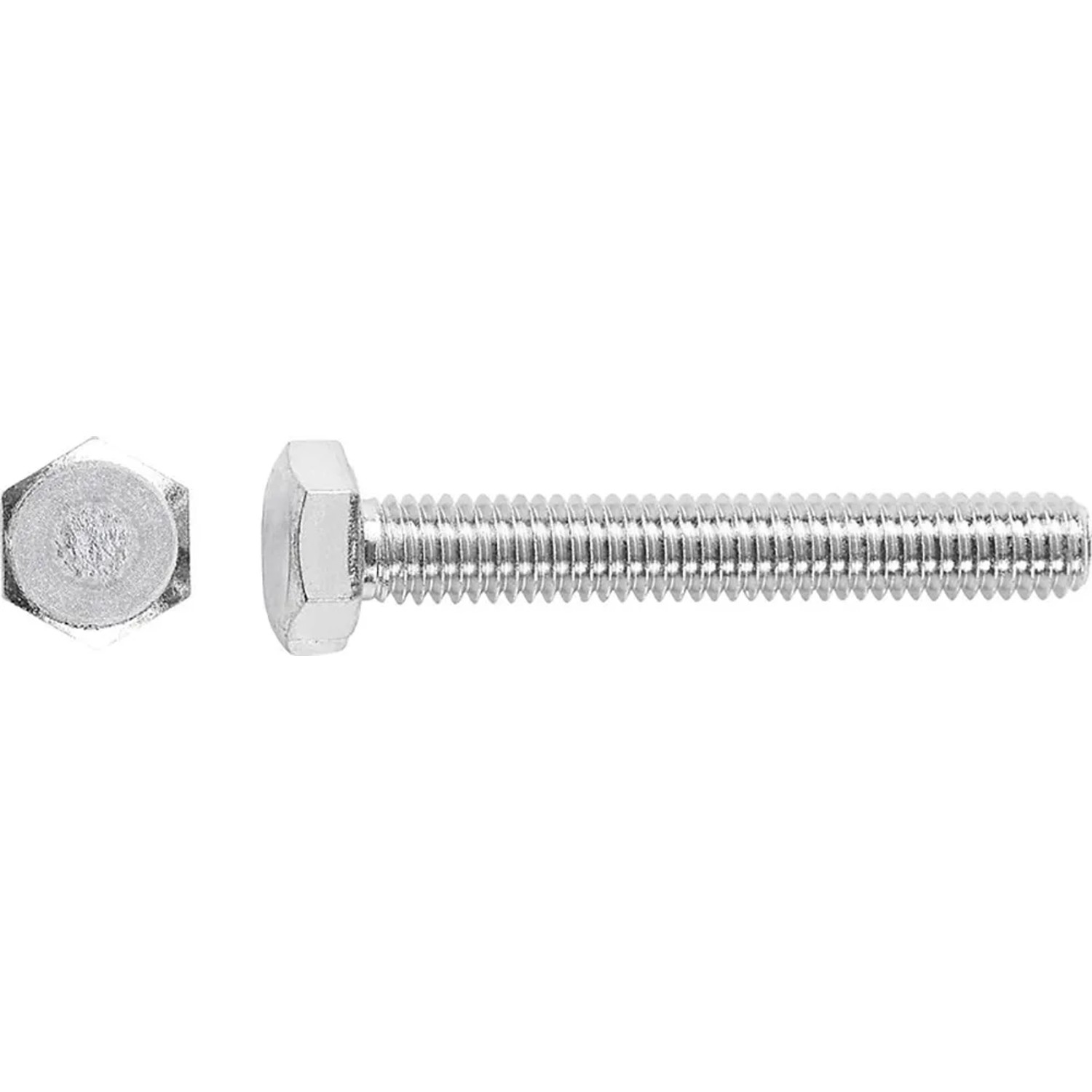 E-shop Skrutka so šesťhrannou hlavou SW16 plný závit pozinkovaný M10 x 100 mm - na váhu