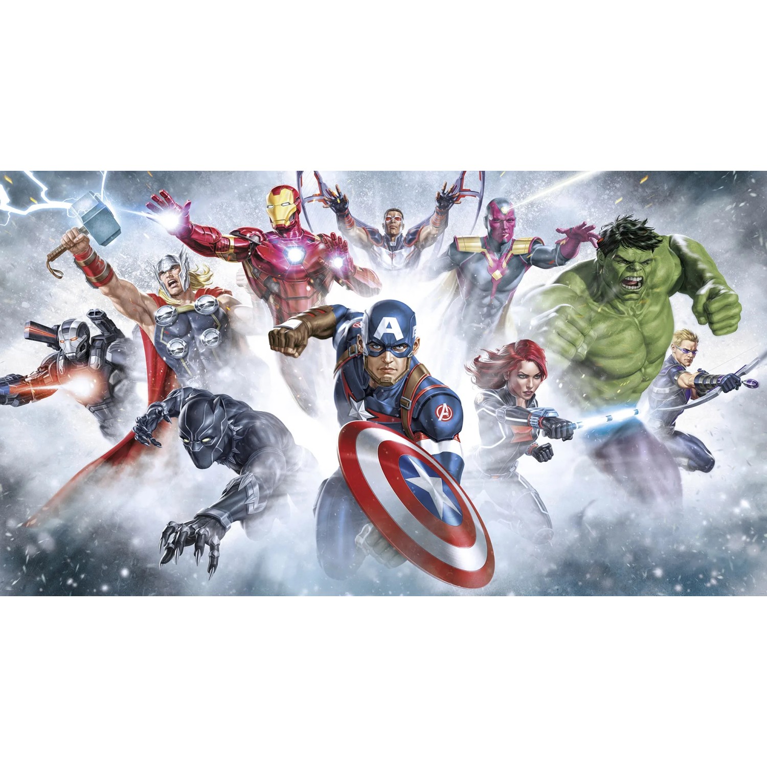 E-shop Komar Vliesová fototapeta Marvel Avengers Strike 450 x 250 cm