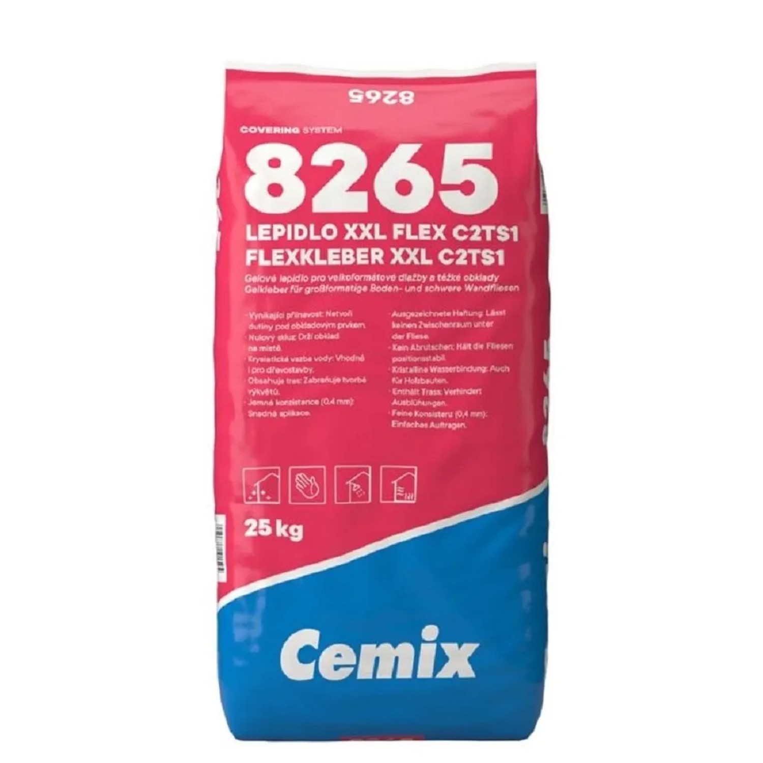 E-shop Cemix Lepidlo na obklady a dlažby XXL Flex C2TS1 na veľké formáty, 25 kg