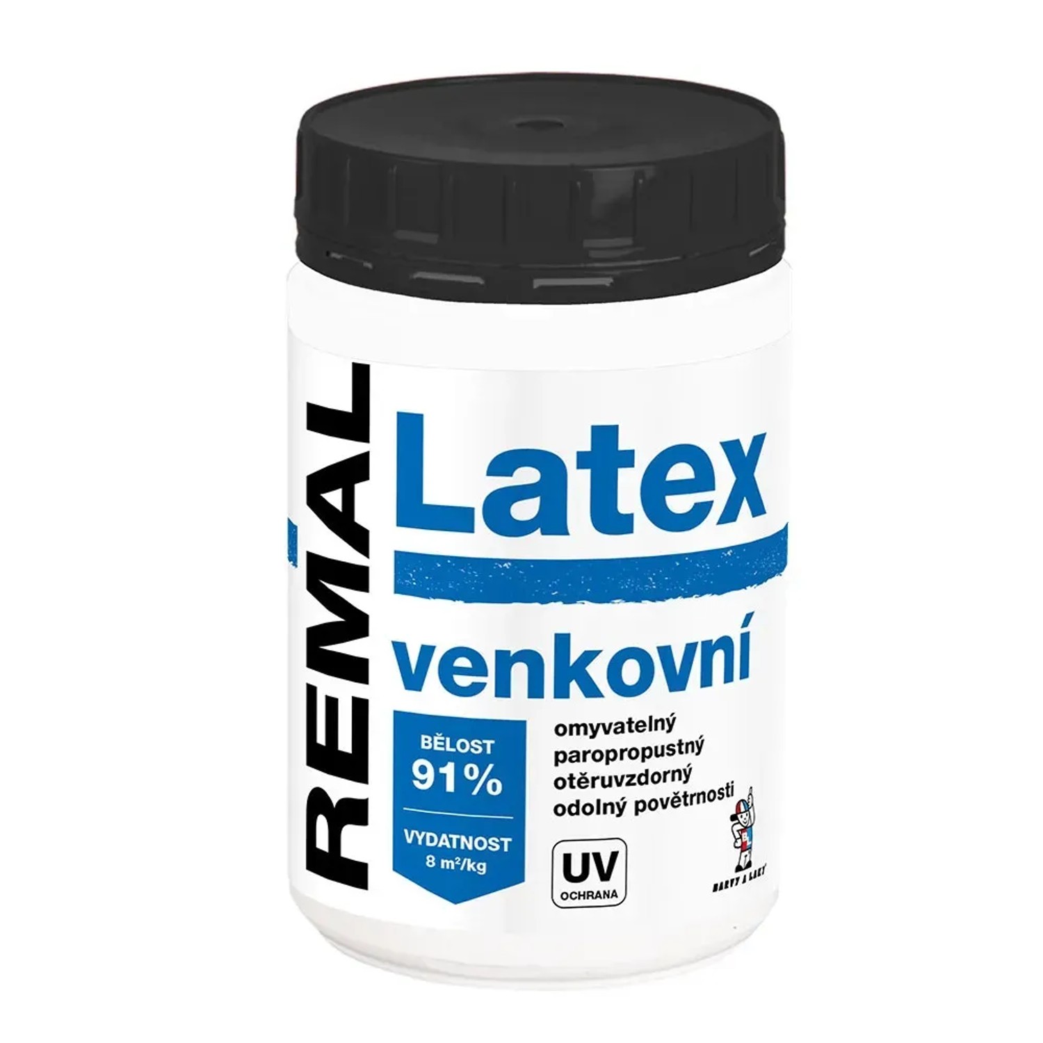 E-shop REMAL Latexový náter Latex V2065 vonkajší biely 800 g