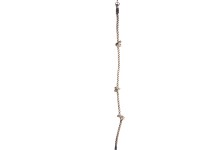 SwingKing Šplhacie lano s 3 uzlami a 1 kruhom, 180 cm SwingKing Šplhacie lano s 3 uzlami a 1 kruhom, 180 cm