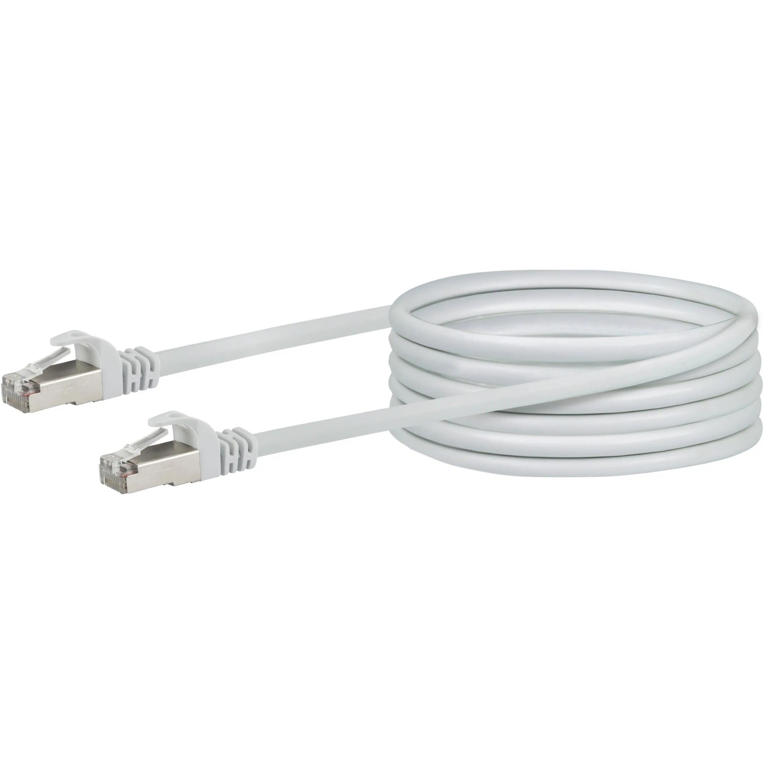 E-shop Schwaiger Sieťový kábel CAT 6 (SF/UTP) konektor RJ45 > konektor RJ45 10 m biely
