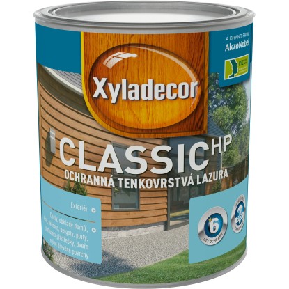 Xyladecor Ochranná tenkovrstvová lazúra Classic HP palisander 0,75 l
