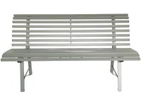 Greemotion Záhradná lavica Palermo, sivá, 150 x 86 x 73 cm