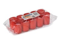 Madona Náhrobná sviečky lisované 30 g, 10 ks, červené