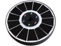 Heissner Súprava solárnych jazierkových čerpadiel, farebné LED