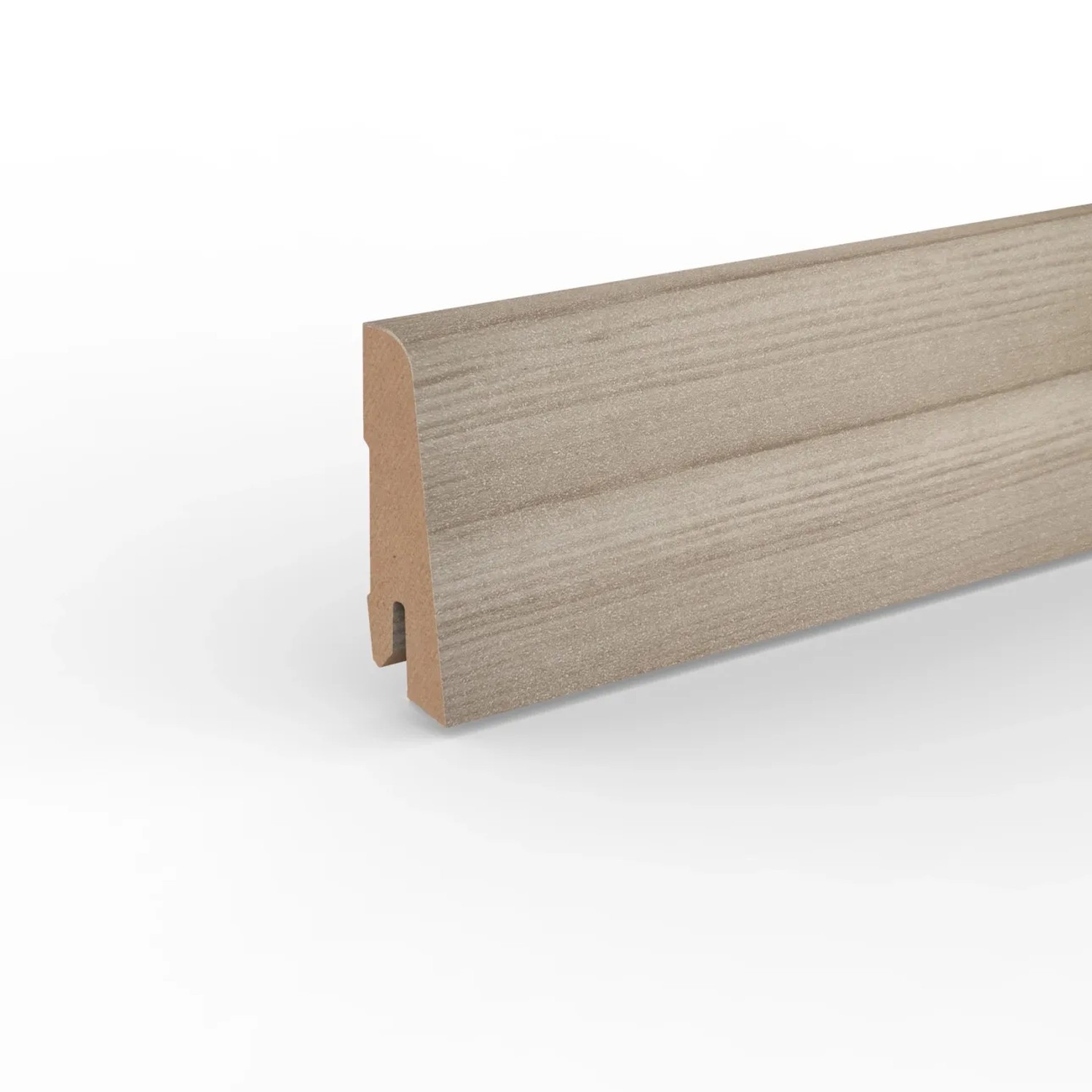E-shop Döllken Profiles MDF lišta Moderný dub clay 40 x 18 x 2400 mm